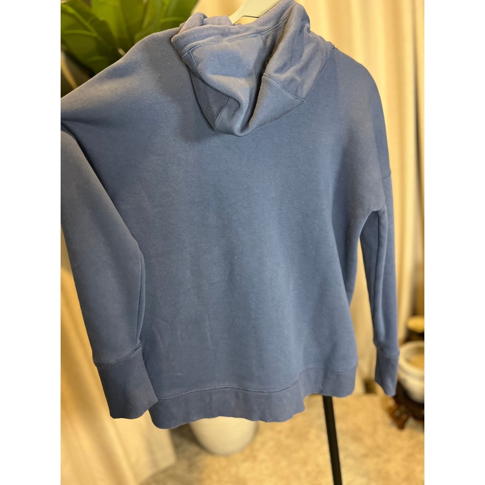 CALIA by Carrie Underwood Womens Blue Cowl Neck Fleece Pullover Hoodie Small - Picture 9 of 9